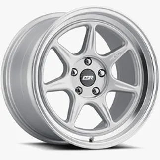 ESR CR7 18X8.5 ET30 (5X114.3 / 72.56) - Hyper Silver - Machined Lip